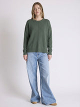 Sweater Absolut Cashmere Kenza Crew Neck Sweater Dark Sage Apoella