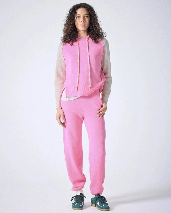Sweater Absolut Cashmere Yuna Hoodie Combo Bumble Gum Neon Apoella
