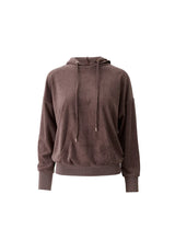 Sweater Melissa Odabash Nora Terry Hoodie Coffee Apoella