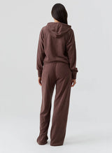 Sweater Melissa Odabash Nora Terry Hoodie Coffee Apoella