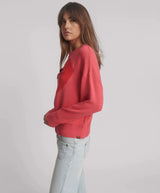 Sweater One Teaspoon Lips Of Love Zip Sweater M / Pink Apoella
