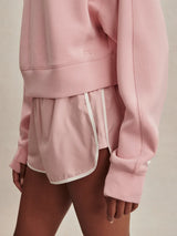 Sweater Varley Tasmin Cropped Sweater Zephyr Mauve Apoella