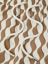 Swimshorts Frescobol Carioca Rio Listra Print Swim Shorts Caramel Apoella