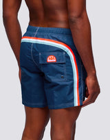 Swimshorts Sundek Iconic Tafetta Stretch Mid Boxer Navy Apoella