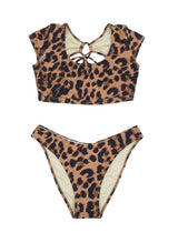 Swimwear Emmanuela Swimwear Jules Crop Top Bikini Leopard Apoella