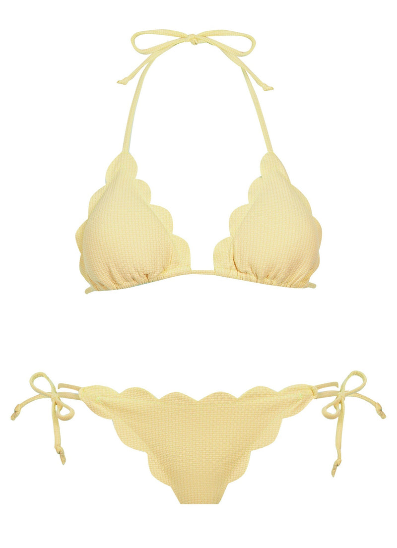 Swimwear Marysia Broadway/Mott Triangle Bikini Limoncello Limonchello / S Apoella