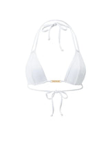 Swimwear Melissa Odabash Girona Triangle Bikini Top White Apoella
