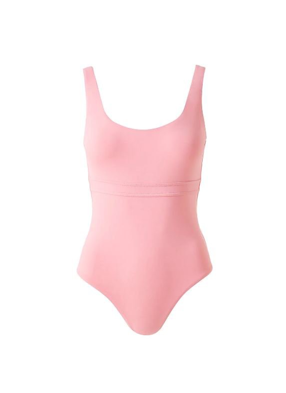 Swimwear Melissa Odabash Kos Over The Shoulder One-Piece Rose Apoella