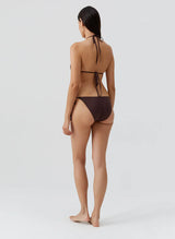 Swimwear Melissa Odabash Malibu Triangle Bikini Top Brown Apoella