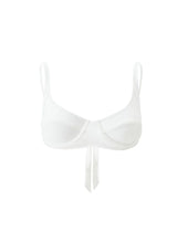 Swimwear Melissa Odabash Noto Cup Bikini Top Cream Ribbed Apoella