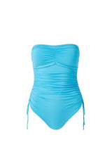 Swimwear Melissa Odabash Sydney Bandeau Rached One-Piece Aqua 42 / Aqua Apoella