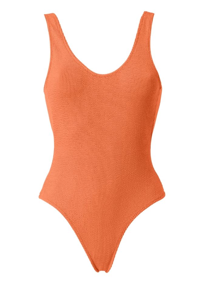 Swimwear Stefania Frangista Claudia Open Back Sponge One-Piece S / Papaya Apoella