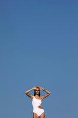 Swimwear Stefania Frangista Laetita Cut Out One-Piece Curly Black Apoella