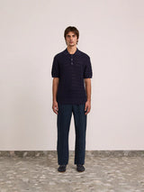 T-shirts Frescobol Carioca Vidal Crochet Polo Navy Apoella