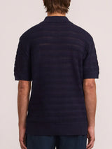 T-shirts Frescobol Carioca Vidal Crochet Polo Navy Apoella