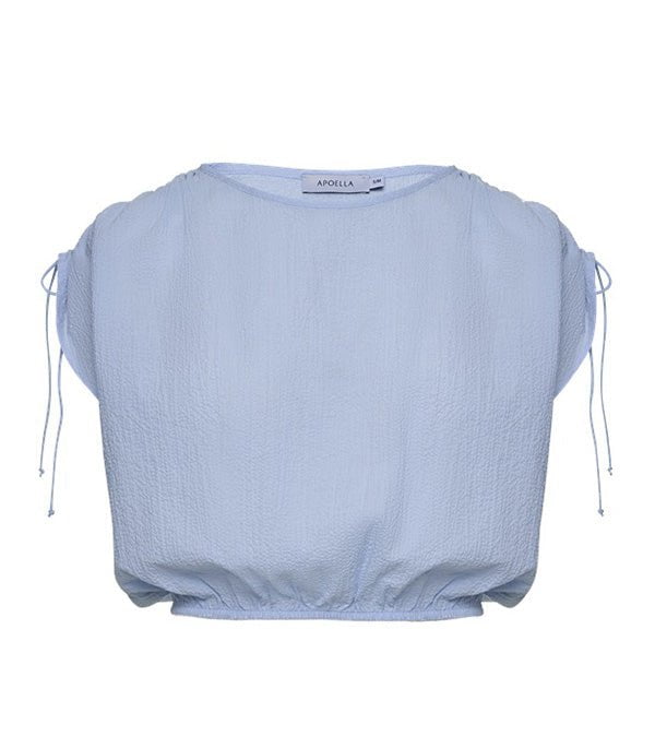 Tops Apoella Ilia Cropped Top Sky Apoella