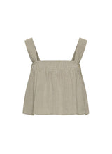 Tops Apoella Selini Smocked Top Striped Khaki Apoella