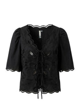 Tops Scarlett Poppies Vinetta Top Onyx Black M / Black Apoella