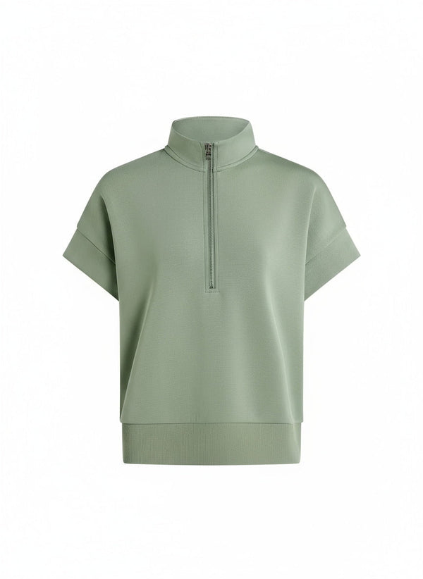 Tops Varley Ritchie Short Sleeve Sweater Loden Frost Apoella