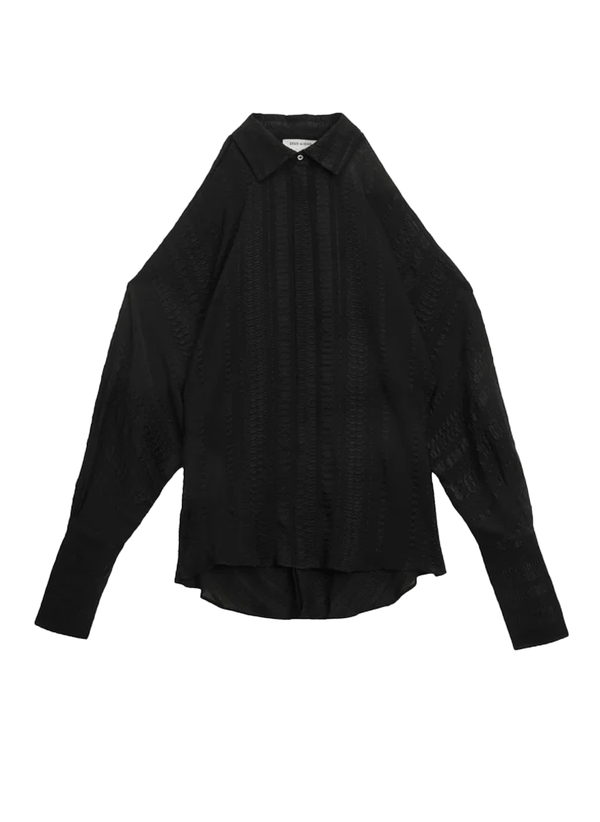 Tops Zeus n Dione Geranium Long Sleeve Shirt Black Apoella