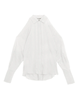 Tops Zeus n Dione Geranium Long Sleeve Shirt Ivory Apoella