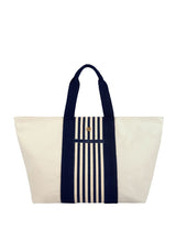 Totes APOELLA Riviera Canvas Tote Striped O/S / Ivory Apoella