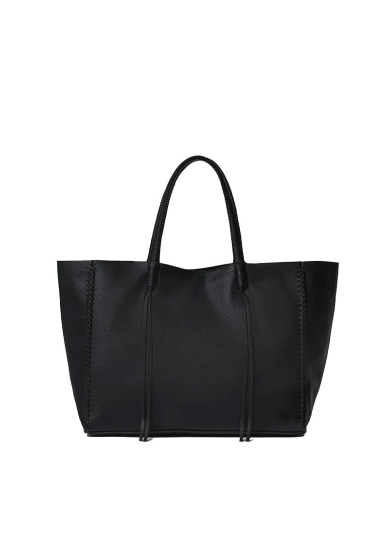 Totes Callista Crafts Tote Grained Leather Black O/S / Black Apoella