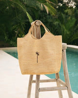 Totes Manebi Maxi Tote W. Palm Natural O/S Apoella