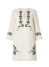 Tunic Ancient Kallos Kalimera Embroidered Tunic Off White/Olive S / White Apoella