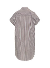 Tunic APOELLA Chloe Lace-up Tunic Choco/White Stripes O/S / White Choco Stripes Apoella