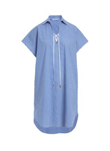Tunic Apoella Chloe Lace-up Tunic Thin Blue/White Stripes O/S / Blue Stripes Apoella