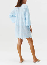 Tunic Melissa Odabash Lucy Bell Sleeve Tunic Sky Apoella