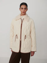 Varley Bartley Quilted Jacket Parchment Apoella