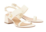 Wedges Ancient Greek Sandals Efesia Heeled Sandals Off White Apoella