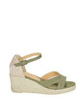 Wedges Castaner Bruna 6 Wedge Espadrilles Olive Apoella