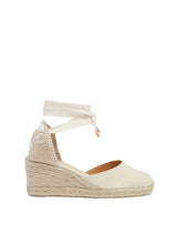 Wedges Castaner Carina C 6 Wedge Espadrilles Ivory Apoella