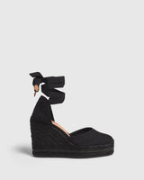 Wedges Castaner Carina C 8ed Wedge Espadrilles Black / 37 EU Apoella