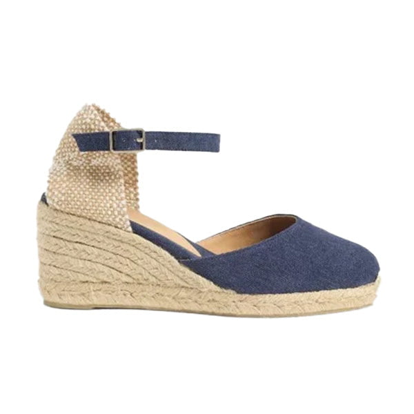 Wedges Castaner Carol 6 Wedge Espadrilles Azul Oxford Apoella