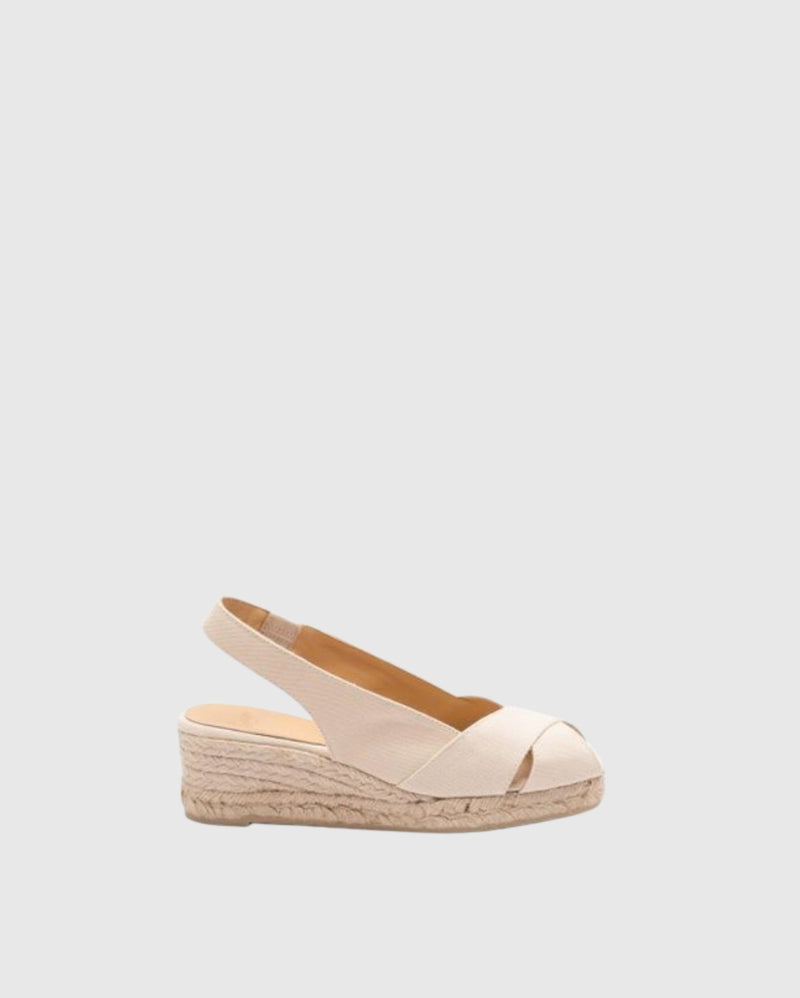 Wedges Castaner Diana 3 Wedge Espadrilles Ivory Apoella
