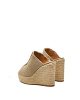 Wedges Castaner Fatima Mule Wedge Espadrilles Oro Claro Apoella