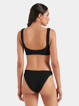 Xandra Athletic High Waist Bikini Black