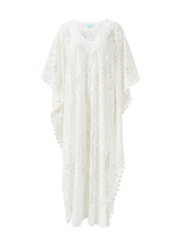 Yasin Lace Caftan White
