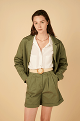 Belt Apoella Raffia Woven Belt Bamboo Buckle O/S / Natural Apoella