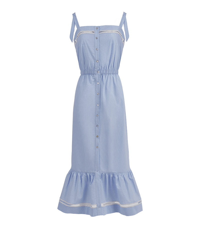 Dress Apoella Abia Poplin Long Dress S/M / Sky Apoella