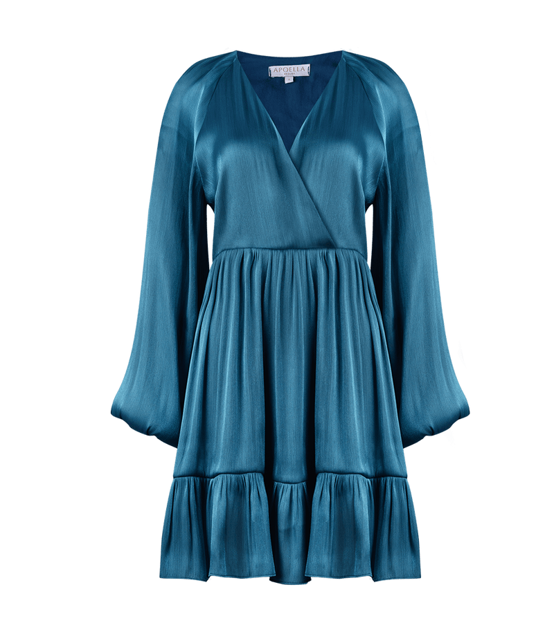 Dress Apoella Christina Long Sleeve Mini Tiered Dress Apoella