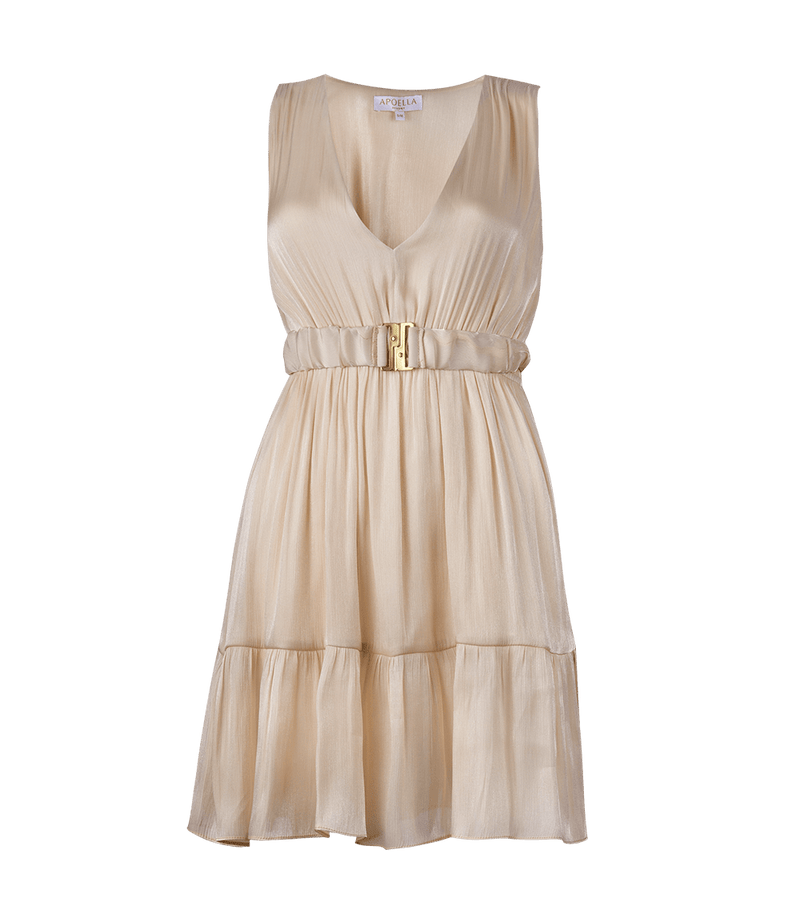 Dress Apoella Lia Sleeveless Mini Tiered Dress Apoella