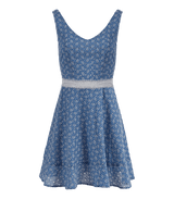 Dress Apoella Olivia Broderie A-Line Short Dress S / Blue Apoella