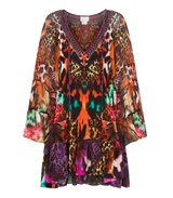 Dresses Camilla Surealist Suspension A-Line Short Dress Leopard Multi M / Leopard Multi Apoella