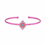 Jewelry Marianna Lemos Fuchsia Eye Bangle O/S / Fuchsia Apoella