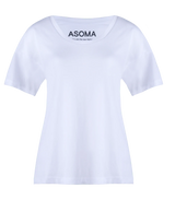 Loungewear Asoma Round Neck T-shirt White Apoella